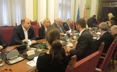 23 May 2017 The members of the Constitutional and Legislative Issues in meeting with the delegation of the European Parliament’s Committee on Constitutional Affairs